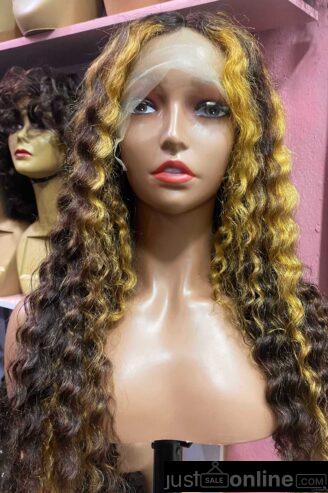 Full frontal bob human hair for sale at trade fair mark