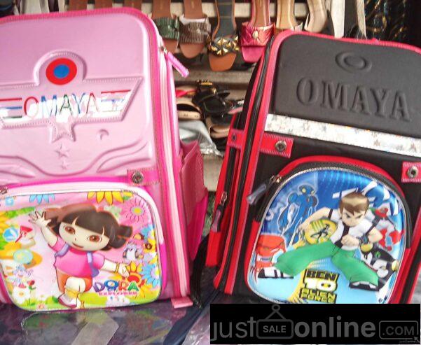 School bags for sale at tradefair market