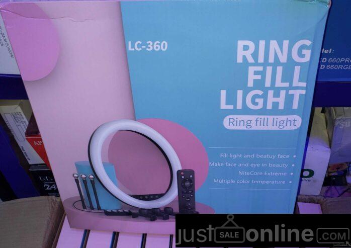 Ring light L360 for sale at trade fair