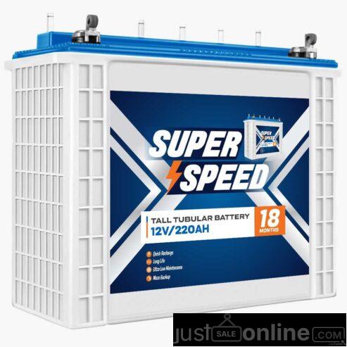 SUPER SPEED TUBULAR BATTERY