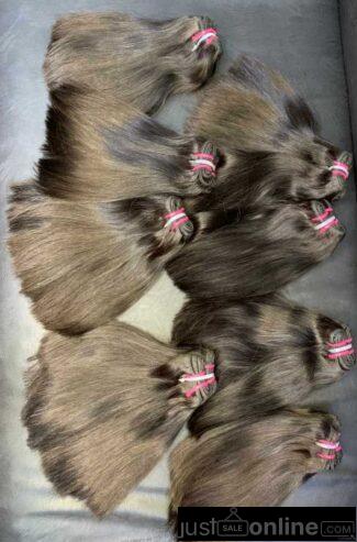 Deep waves human hair for sale at trade fair market