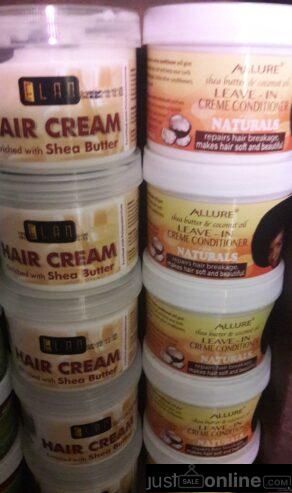 Great and lovely front hair cream at trade fair market