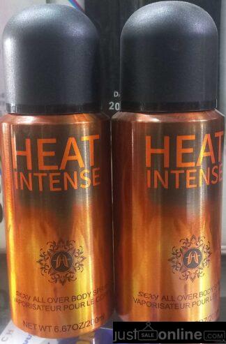 Heat intense body spray in tradefair