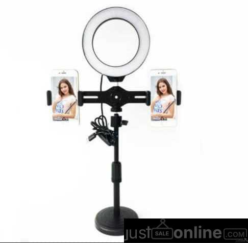 Table ring light for selfie