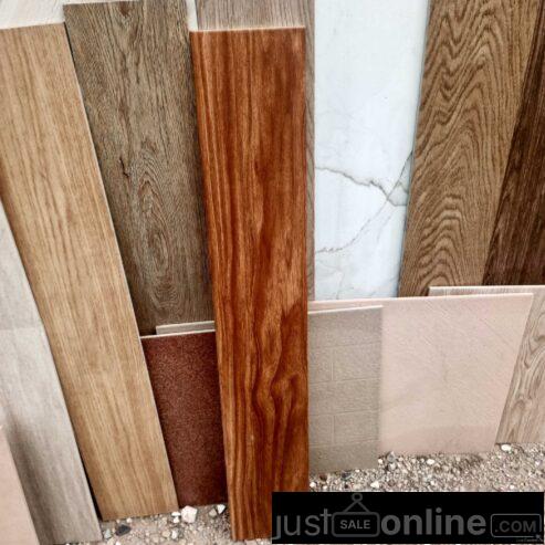 Wooden tiles for sale at coker