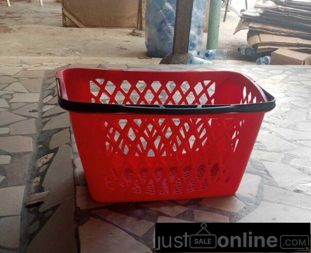 Supermarket basket for sale at alaba market