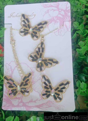 Butterfly jewelry set for sale at balogun market