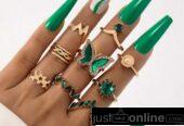 Fancy knuckle rings set for sale at tradefair market