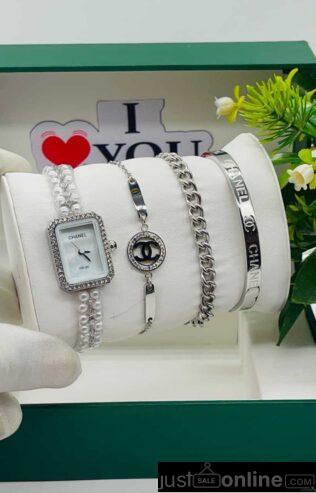 Channel watch and bracelet set for sale at tradefair market