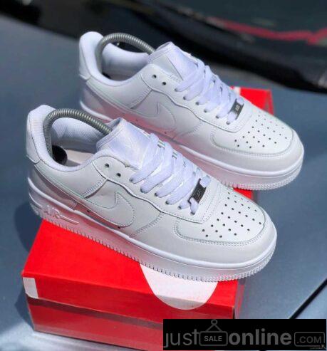 White Nike Unisex Sneakers Available in Mandilas Eko