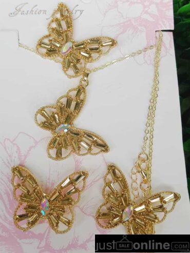 Butterfly jewelry set for sale at balogun market