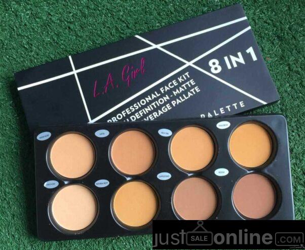 LA girl powder pallet for making up