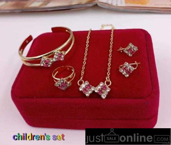 Children jewelry set for sale at balogun market