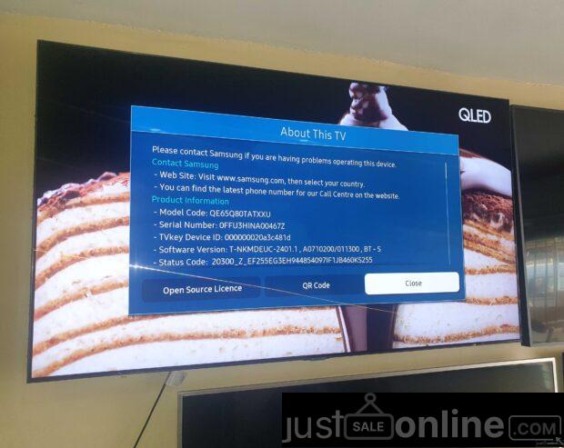 65″ Samsung Q80T 4K Smart TV for sale at alaba market