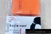 Kojic San soap for sale at trade fair market