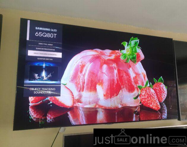 65″ Samsung Q80T 4K Smart TV for sale at alaba market