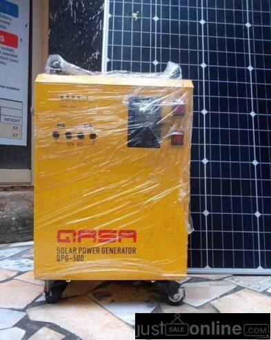 Solar lighting generator 500w for ur home, office and ur str