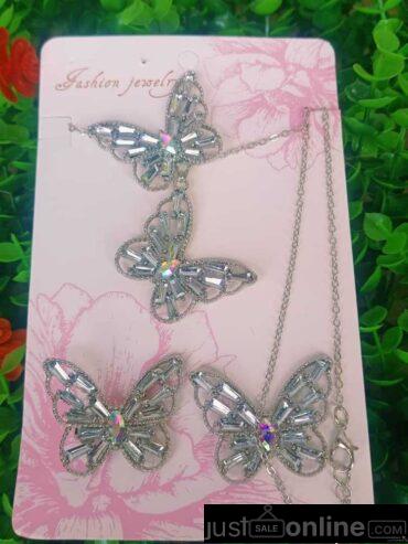 Butterfly jewelry set for sale at balogun market