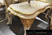 Royal wooden dinning table by 6 for sale at ojo alaba intern