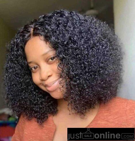 4×4 closure jerry curls human hair wig