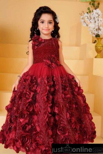 Kids bow Gowns for sale in trade fair market