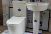 W.c and wash basin for sale at orile coker