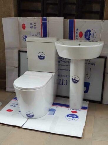 W.c and wash basin for sale at orile coker