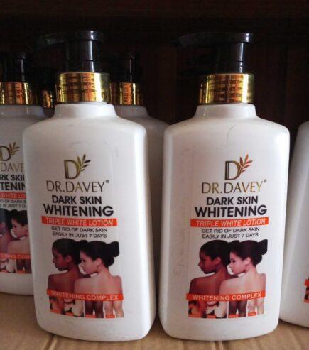 Dr Davey dark skin whitening triple white lotion for sale at