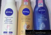 Nivea body lotions for sale at trade fair market