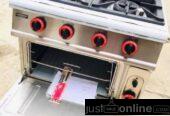 4 burners gas stove with gas oven available for sales at ojo