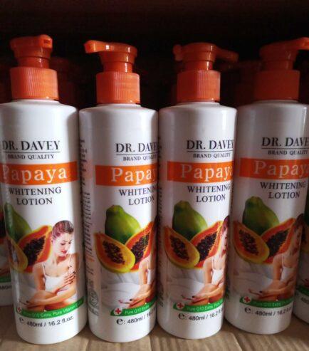 Dr Davey brand quality papaya Whitening Lotion for sale at t