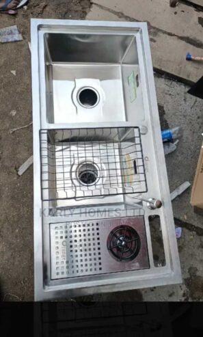 Kitchen sink and cabinet basic for sale at orile coker