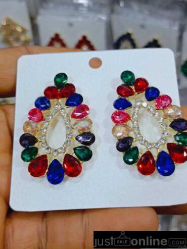 Fashion Ear-rings Sales At Trade Fair Market – Lagos