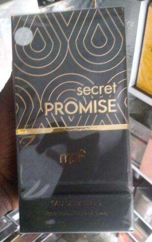 Secret promise perfume for sale at trade fair market