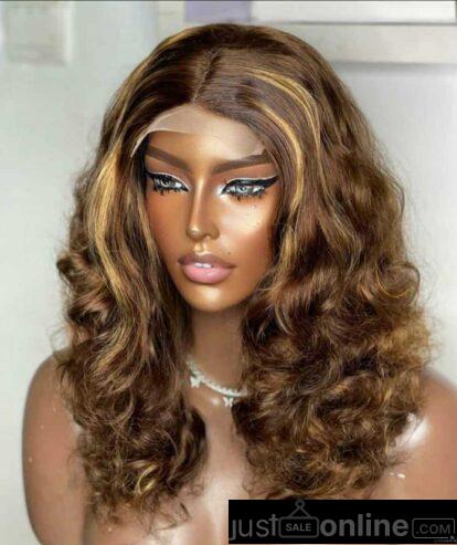 24″ full frontal wig for sale at balogun market