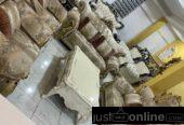 Royal wooden dinning table by 6 for sale at ojo alaba intern