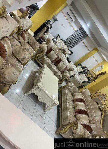 Royal wooden dinning table by 6 for sale at ojo alaba intern