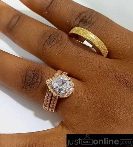 Zirconia wedding rings for sale at tradefair market