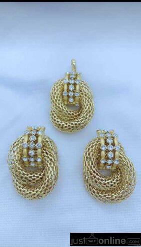 Sunbelle Long Gold Earrings For Sale at Tradefair Market – Lagos