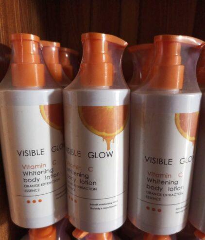 Visible Glow Vitamin C Whitening body lotion for sale at tra