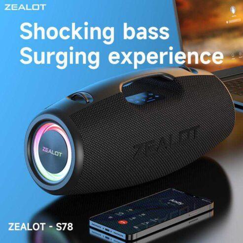 Zealot S78 Portable 60W Wireless Bluetooth Speaker – Alaba Ojo Market