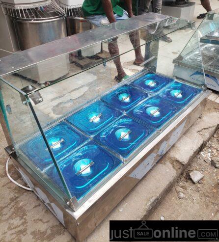 Industrial display warmer showcase for sale