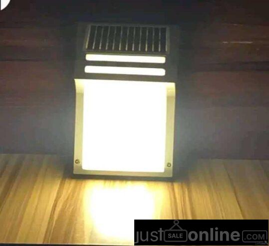 LED solar outdoor wall lamp