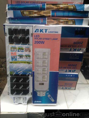 Solar AKT STREET LIGHT IS Available in Ojo Alaba