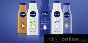 Nivea lotion for sale at trade fair