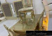 Royal wooden dinning table by 6 for sale at ojo alaba intern