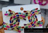 Fashion Ear-rings Sales At Trade Fair Market – Lagos