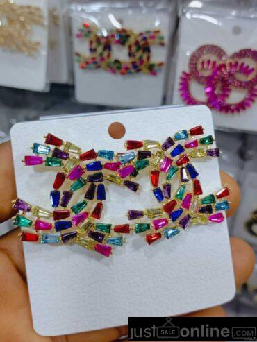 Fashion Ear-rings Sales At Trade Fair Market – Lagos