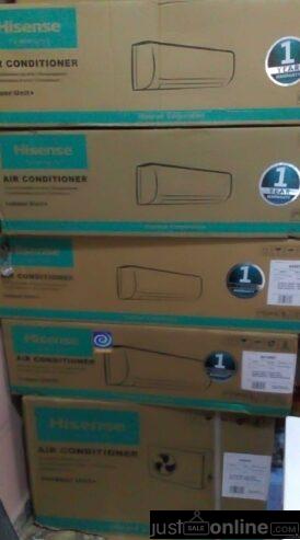 Hisense split unit air conditioner for sale at  alaba Int’l Market Lagos