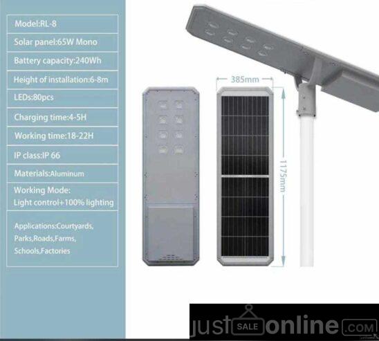 All in one solar street lights for sale at Ojo Alaba